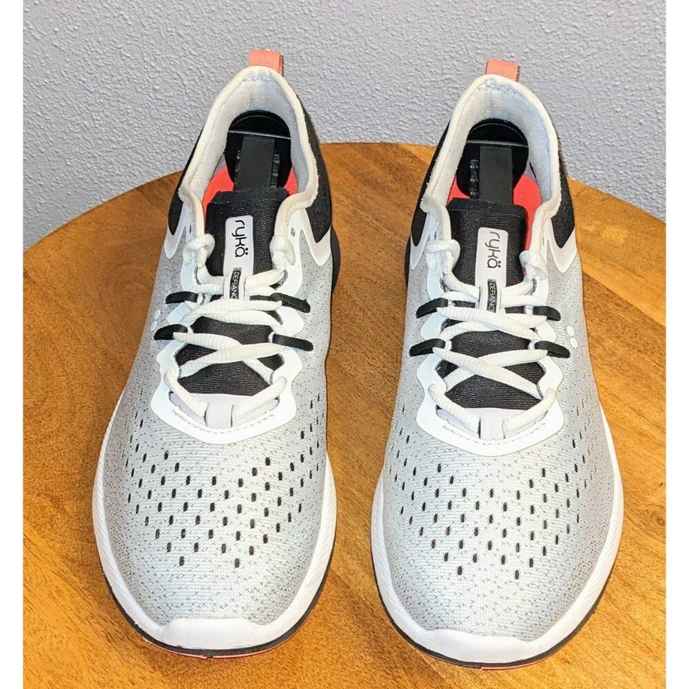 Ryka Definace Training Shoes Women's 9.5 Frost Gray Lightweight Gym Walking
